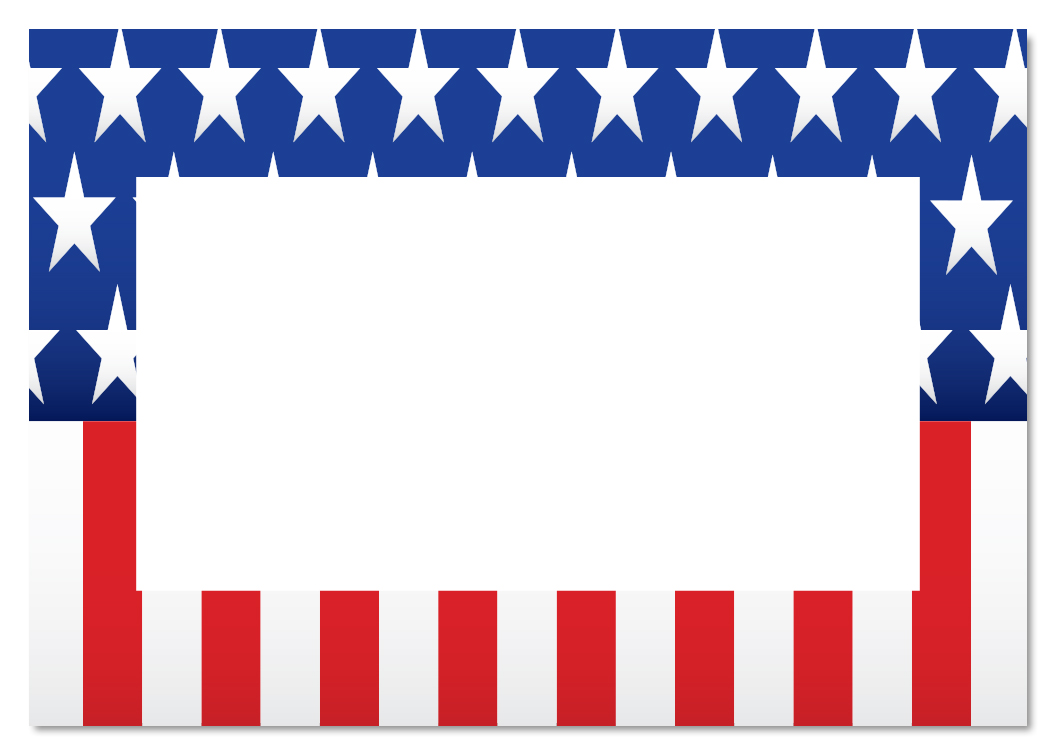 American Flag Borders
