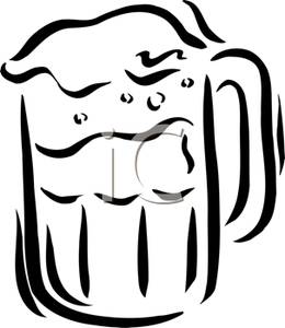 Beer Mug Clip Art Black And White
