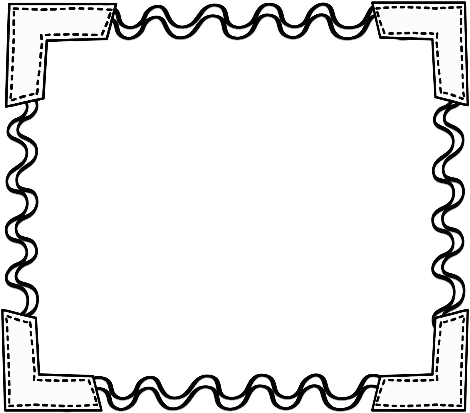 Border Clipart Black And White   Clipart Panda   Free Clipart Images