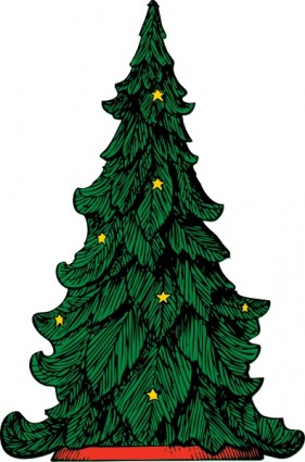 Christmas Tree Clip Art Free Vector In Open Office Drawing Svg    Svg    