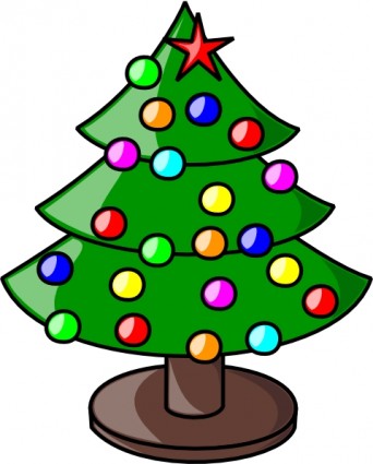 Christmas Tree Clip Art Free Vector In Open Office Drawing Svg    Svg    