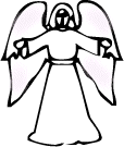 Cliparts Angel Angel Outline