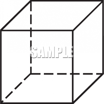 Cube Clipart Black And White Black And White Outline Of A