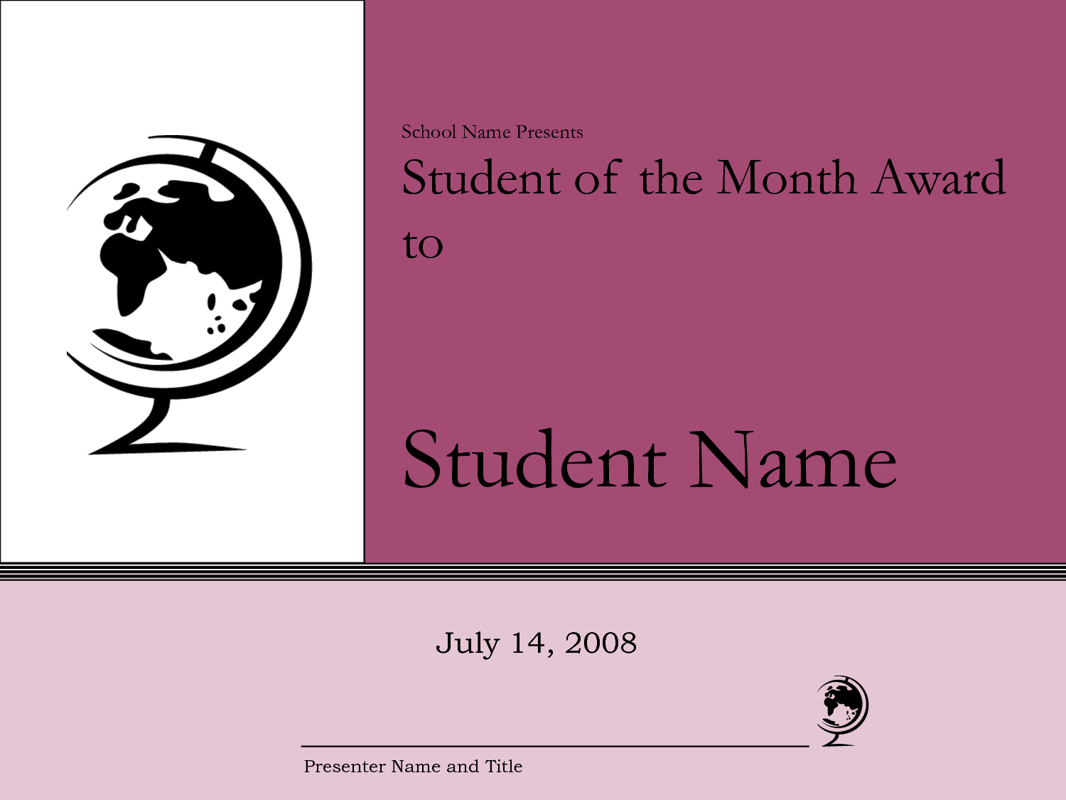 Displaying 15  Images For   Student Of The Month Certificate   