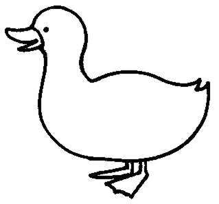 Duck Clipart Black And White   Clipart Panda   Free Clipart Images
