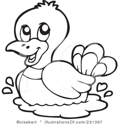 Duck Clipart Black And White   Clipart Panda   Free Clipart Images
