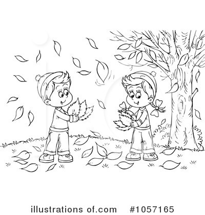 Fall Season Clipart Black And White More Clip Art Illustrations Of