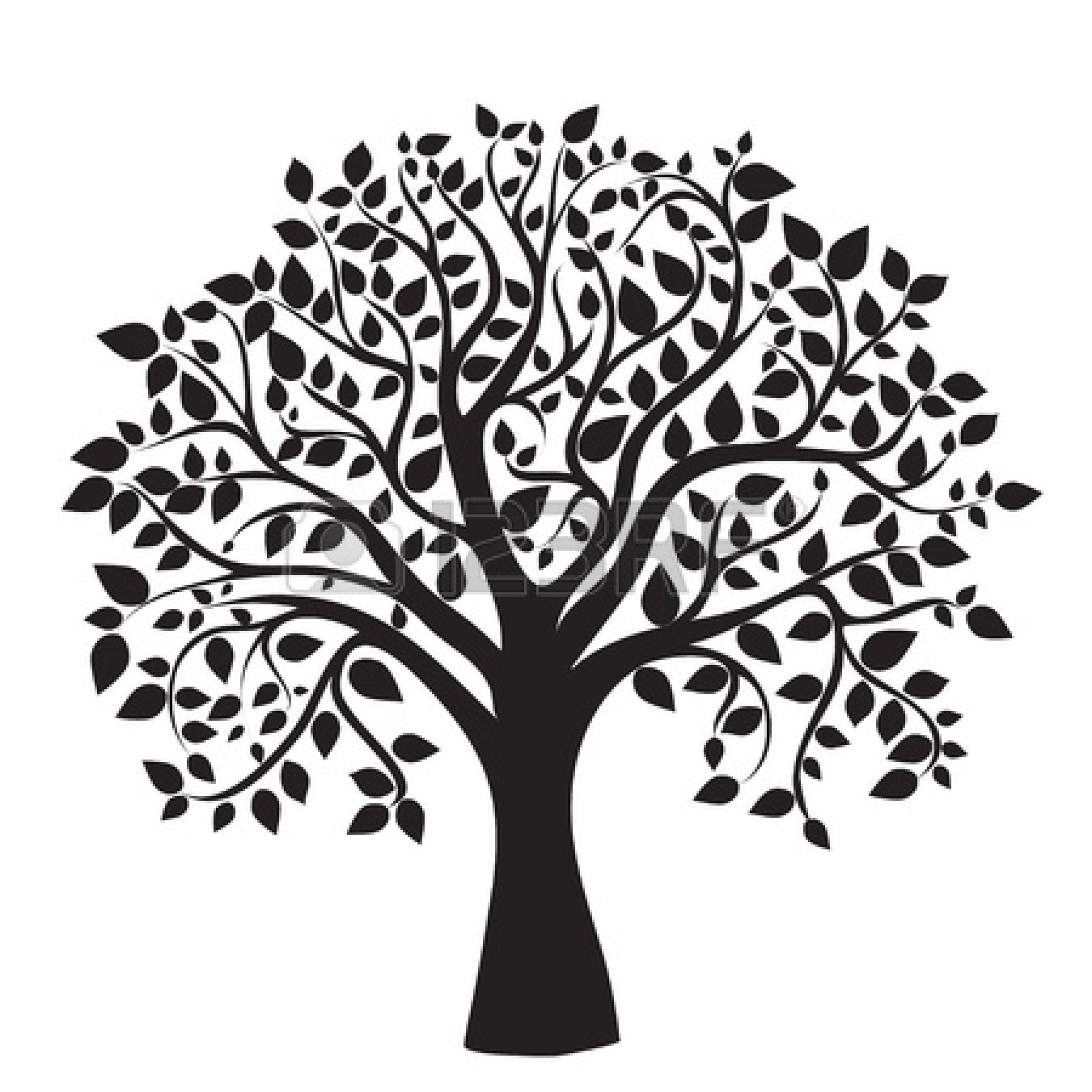 Free Family Tree Clip Clip Art Black And White Family Tree Images