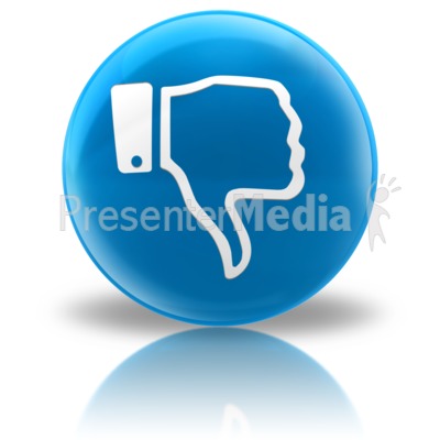 Media Icon   Dislike   Signs And Symbols   Great Clipart For    