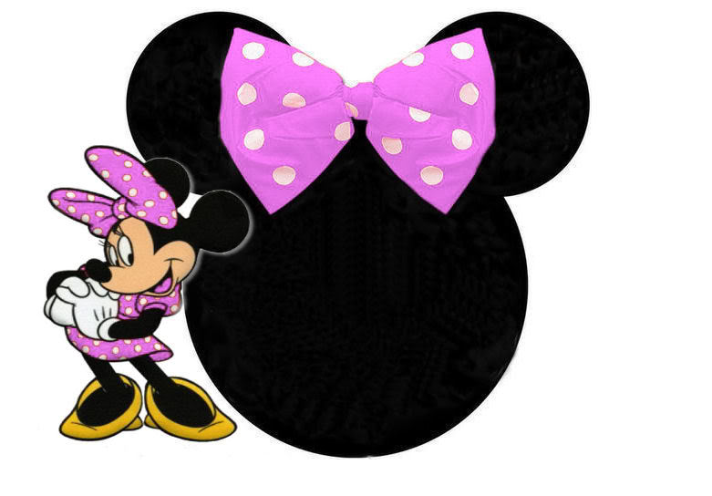 Minnie Mouse Head Outline Minnie Mouse Head Coloring Page   Tattoo