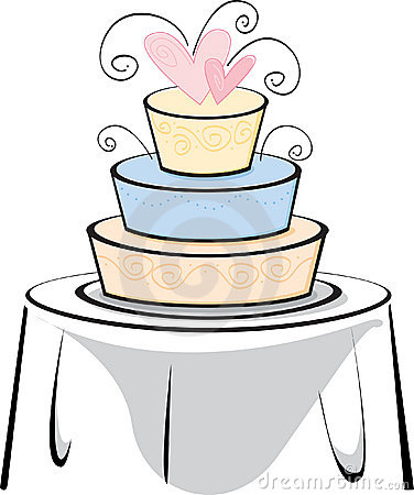 Wedding Cake Clip Art Wedding Cake Table 8644201 Jpg