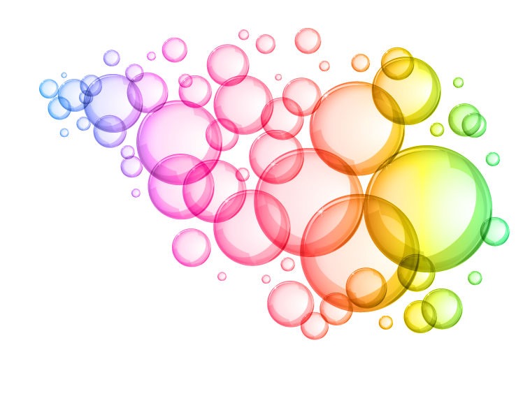 Abstract Colorful Bubbles Background Vector Graphic   Free Vector