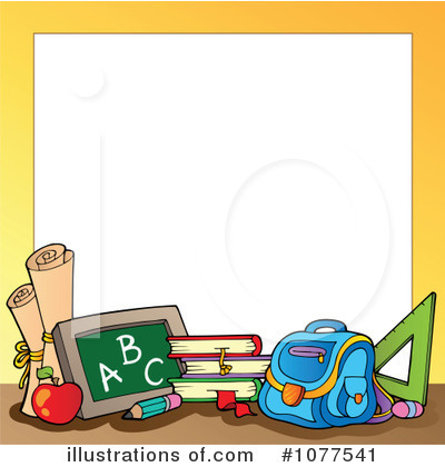 Back To School Border Clipart Royalty Free  Rf  Back To School