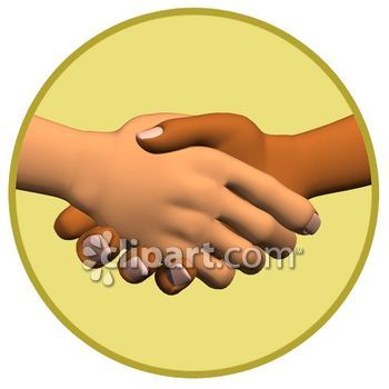 Black And White Hands Shaking  Clipart Com School Edition