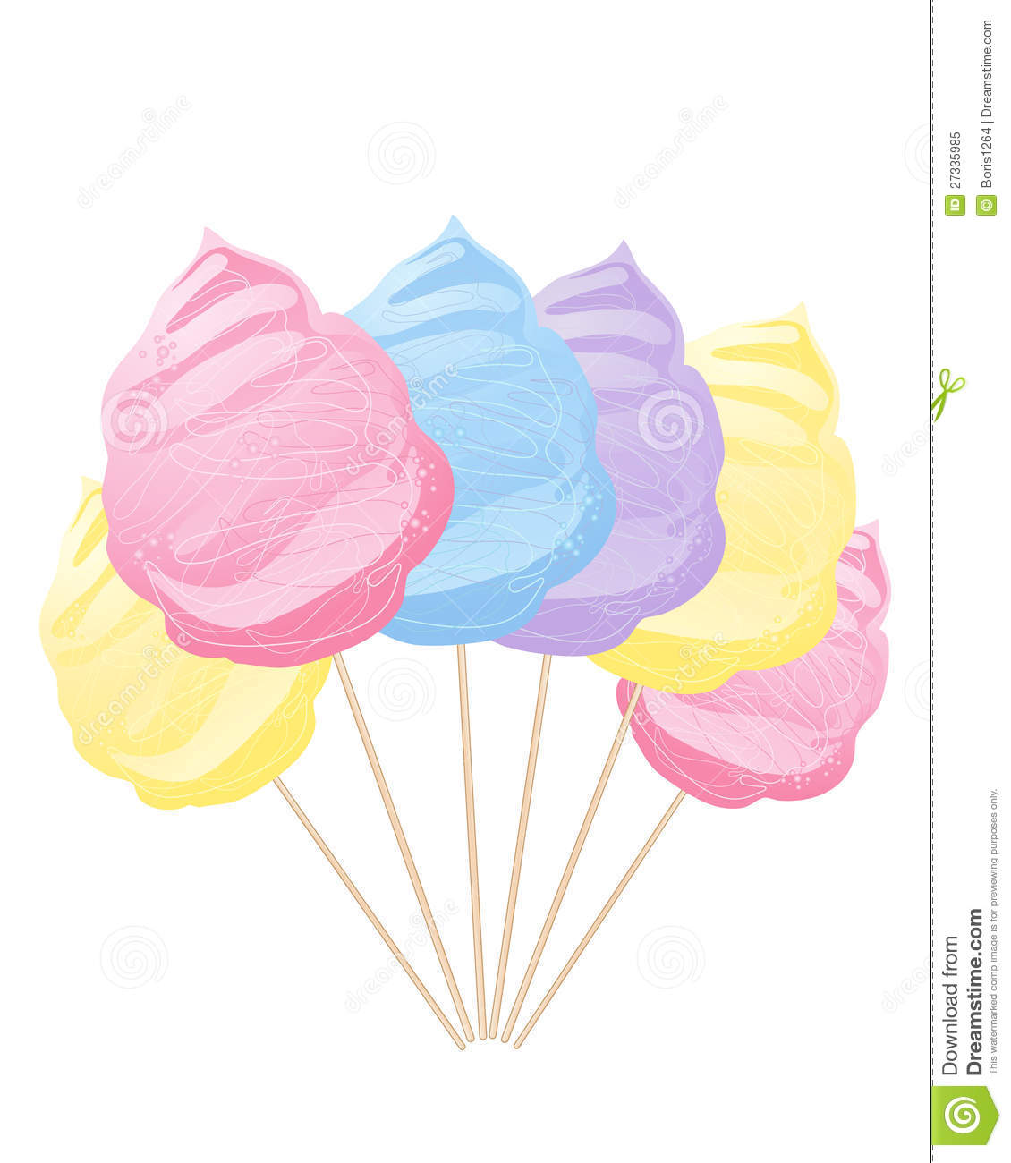 Cotton Candy Royalty Free Stock Photo   Image  27335985