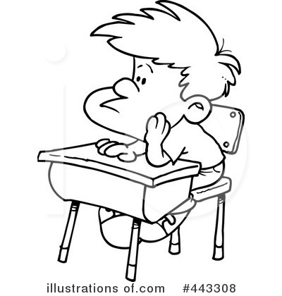 Detention Clip Art Boy Clipart Illustration