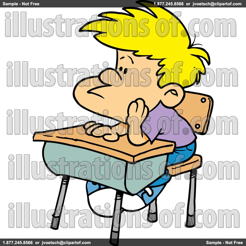 Detention Clipart Royalty Free Rf School Boy Clipart Illustration By