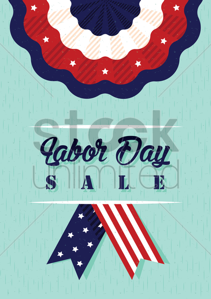Happy Labor Day Wallpaper Vector Clipart   1531811   Stock Unlimited