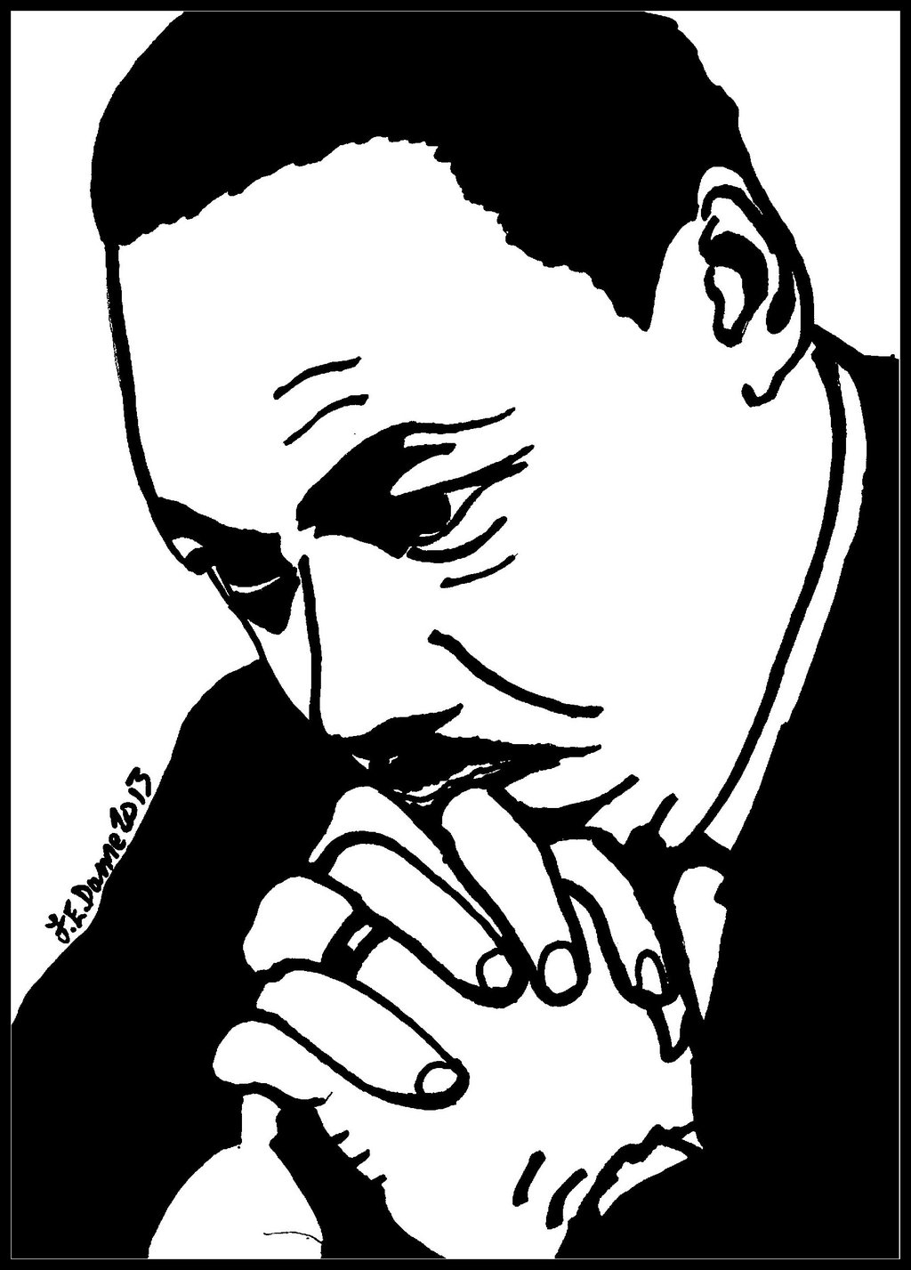 Martin Luther King Jr By Dimestoreart On Deviantart