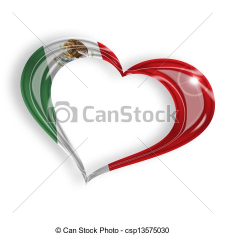 Mexican Flag Colors On White Background Csp13575030   Search Clipart