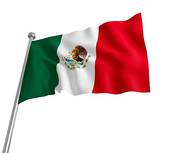 Mexican Flag   Royalty Free Clip Art