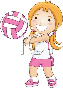 Playing Volleyball Clipart Displaying 14 Good Pix For Kids Playing