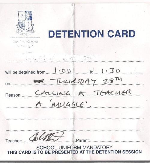          Updated      Funny Detention Slips Image Picture Clipart 5