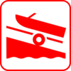 Boat Launch   Red Clip Art At Clker Com   Vector Clip Art Online