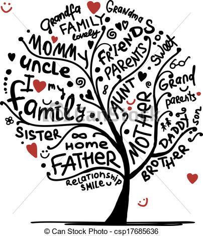 Family Tree Sketch For Your Design   Csp17685636