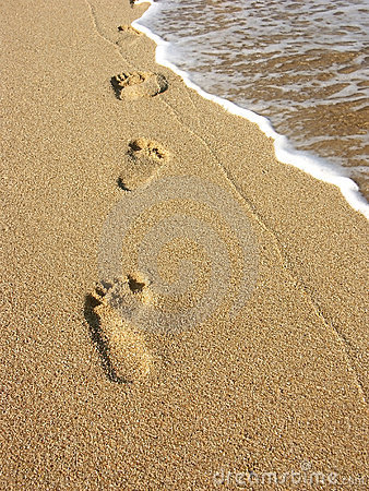 Foot Prints In The Sand Clip Art Footprints Sand 1232224 Jpg