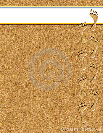 Footprints In The Sand Clipart Footprints In The Sand