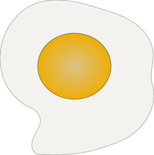 Fried Egg Vector Clip Art