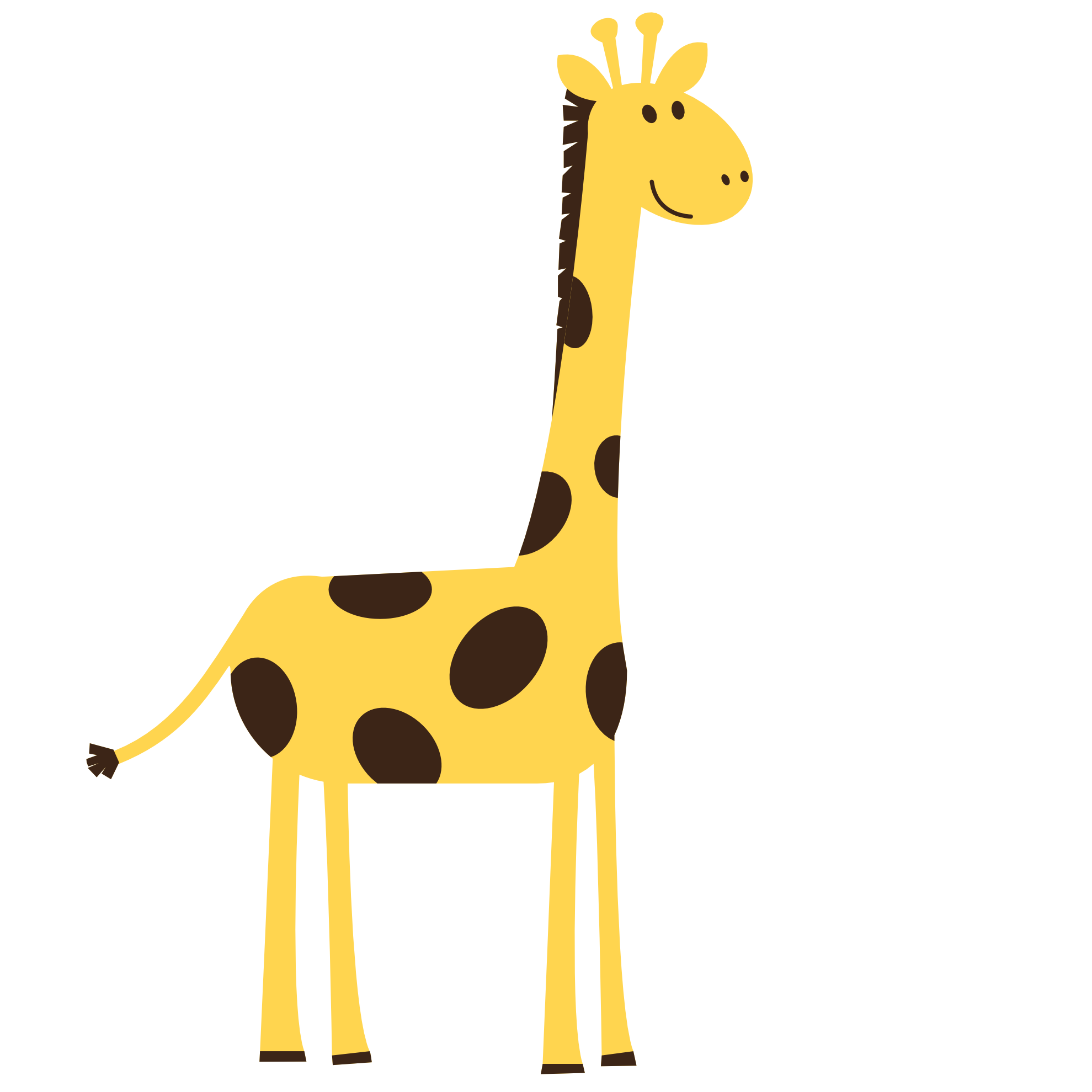 Giraffe Clipart Black And White   Clipart Panda   Free Clipart Images