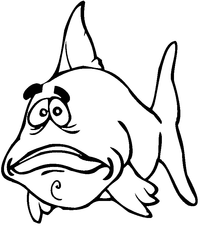 Gold Fish Coloring Page   Clipart Panda   Free Clipart Images