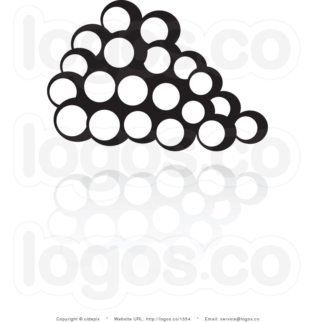 Grapes Clipart Black And White Royalty Free Vector Black And White    