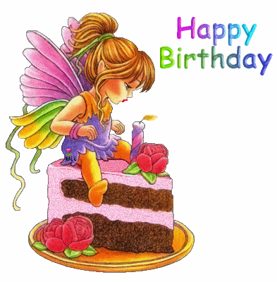 Happy Birthday Dancing Angel Clipart