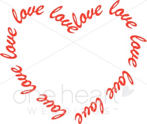 Love Clipart Cursive Love Wordart Red Heart Love Clipart Pink Quill