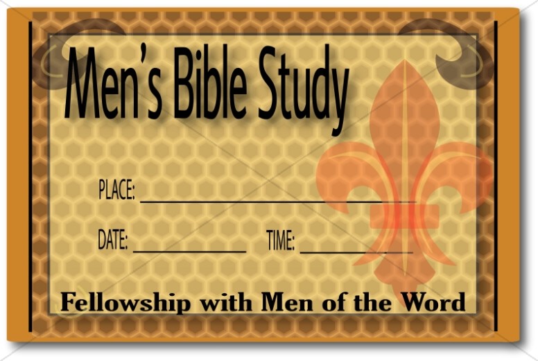 Mens Bible Study Invitation