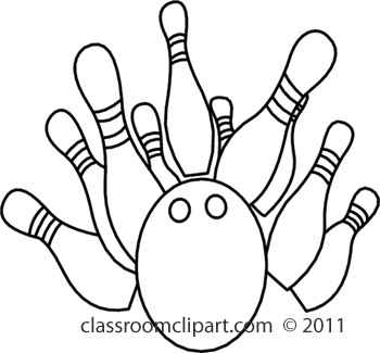 Sports   Bowling Pins 411c   Classroom Clipart