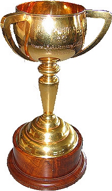 The 1976 Melbourne Cup Trophy Won By Van Der Hum  Nz  Ridden By Bob