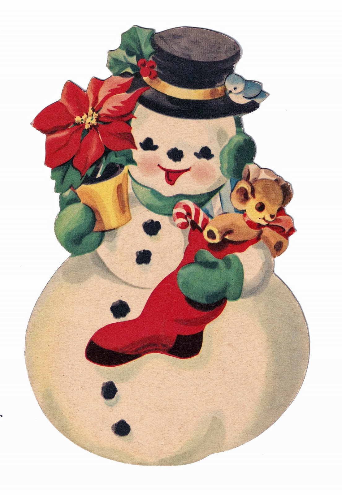 Vintage Snowman I Scanned For You Too  