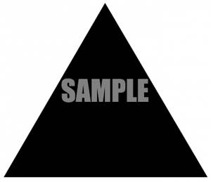 Black And White Pyramid   Royalty Free Clipart Picture
