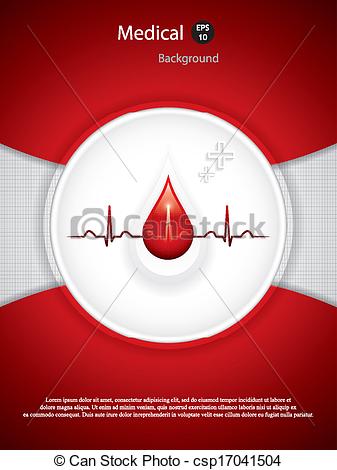 Blood Donation Vector Medical Background