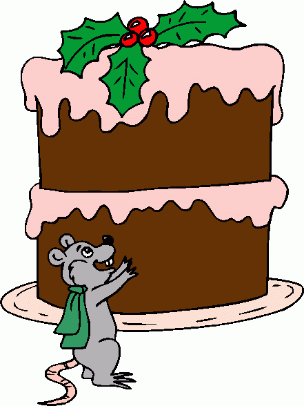 Christmas Cake Clipart Selected Clipart 