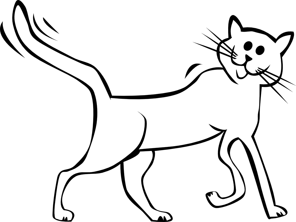 Clipart Black And White Cat Clipart Black And Whitecartoon Cat Black