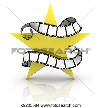 Drawing   Concept Of Film Industry  Fotosearch   Search Clip Art