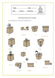 English Teaching Worksheets  Prepositions Of Place
