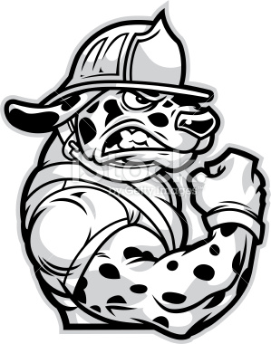 Firefighter Black And White   Clipart Panda   Free Clipart Images