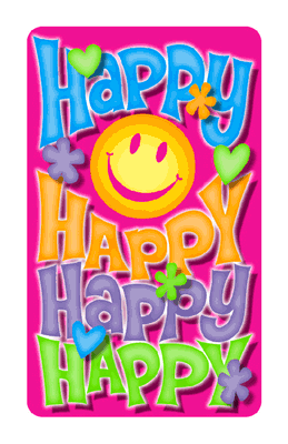 Happy Happy Happy   Birthday Printable Card   Blue Mountain Ecards