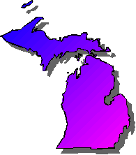 Michigan Map Outline   Clipart Best